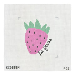 KCN Designers Ampersand Design Studio La Fraise Needlepoint Canvas