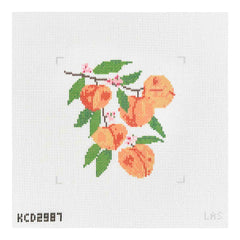 KCN Designers Liesel Ann Studios Peaches Needlepoint Canvas