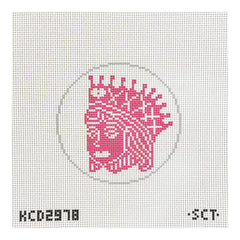 KCN Designers SCT Designs Queen of Hearts Needlepoint Canvas