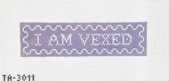 KCN Designers Thorn Alexander I Am Vexed Bookmark Needlepoint Canvas