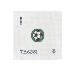 KCN Designers Thorn Alexander Mini Soccer Ball Needlepoint Canvas