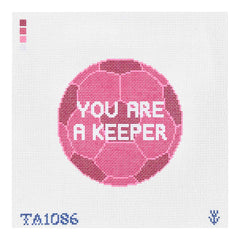 KCN Designers Thorn Alexander You Are A Keeper Needlepoint Canvas