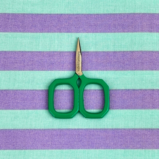 Kelmscott Designs Little Gems Embroidery Scissors - Green