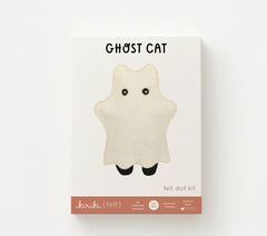 Kiriki Press Ghost Cat Felt Doll Embroidery Craft Kit