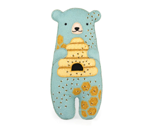 Kiriki Press Honeybear Felt Doll Embroidery Kit