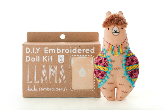 Kiriki Press Llama Doll Embroidery Kit
