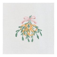 La Fete Needlepoint 12 Days of Christmas Five Golden Rings Needlepoint Canvas