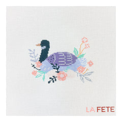 La Fete Needlepoint 12 Days of Christmas Six Geese A Laying Needlepoint Canvas