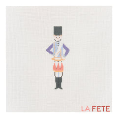 La Fete Needlepoint 12 Days of Christmas Twelve Drummers Drumming Needlepoint Canvas