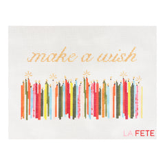 La Fete Needlepoint Make A Wish Needlepoint Canvas