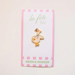 La Fete Needlepoint Party Goose Needle Minder