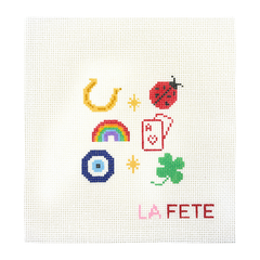 La Fete Pretty Lucky Needlepoint Canvas