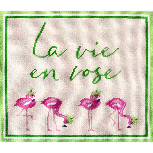 Needlepoint To Go La Vie en Rose Needlepoint Canvas