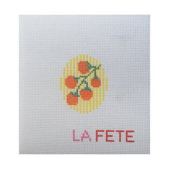 La Fete Needlepoint Tomato Charm Needlepoint Canvas