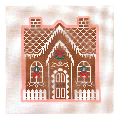 Le Point Studio Christmas Village Gingerbread House Needlepoint Canvas