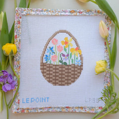 Le Point Studio Basket Egg Needlepoint Canvas