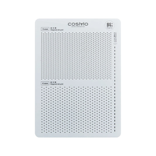 Lecien Sashiko Template Diagonal Dot Grid 3mm