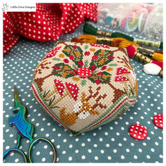Little Dove Designs Autumn Deer BIscornu Cross Stitch Pattern
