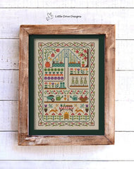 Little Love Designs The Kitchen Garden Cross Stitch Pattern