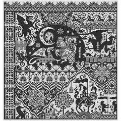 Long Dog Samplers Templar Prophecy Cross Stitch Pattern