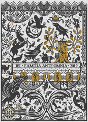 Long Dog Samplers The Raven Quatrain Cross Stitch Pattern