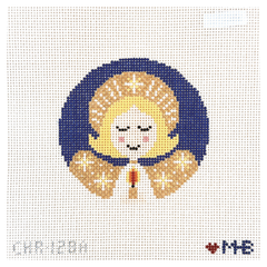 Love MHB Studio Blonde Angel Girl Needlepoint Canvas