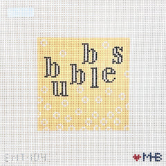 Love MHB Studio Bubbles Needlepoint Canvas
