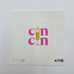 Love MHB Studio Cin Cin Needlepoint Canvas