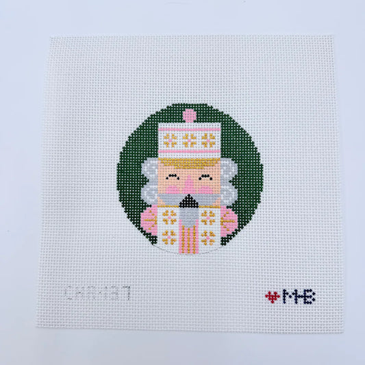 Love MHB Studio Nutcracker Elliot Round Needlepoint Canvas