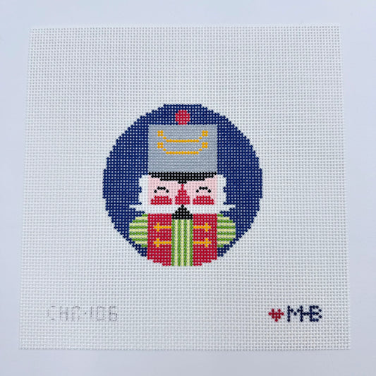 Love MHB Studio Nutcracker Ferdinand Round Needlepoint Canvas