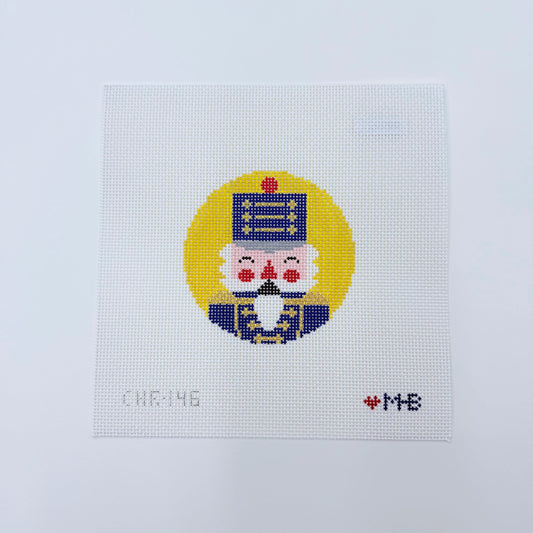 Love MHB Studio Nutcracker Horatio Round Needlepoint Canvas