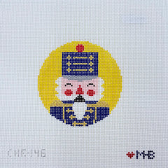 Love MHB Studio Nutcracker Horatio Round Needlepoint Canvas