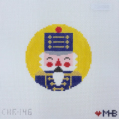 Love MHB Studio Nutcracker Horatio Round Needlepoint Canvas