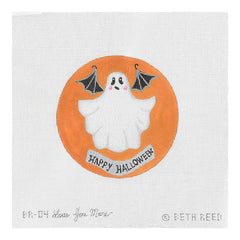 Love You More Beth Reed Happy Halloween Needlepoint Canvas