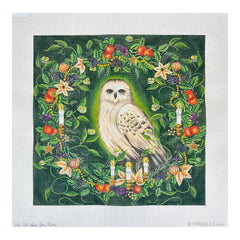 Love You More Margie Lilley Enchanted Christmas Owl Needlepoint Canvas