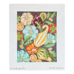 Love You More Olga Arbarova Squash and Pumpkins Needlepoint Canvas