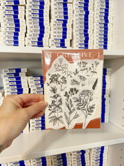 M Creative J Dye Plants Peel Stick and Stitch Embroidery Patterns