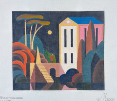 Maggie Co Andy Wooldridge Night at Longworth Needlepoint Canvas