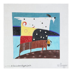 Maggie Co Govinder Applegate The Good Bad and the Ugly Needlepoint Canvas
