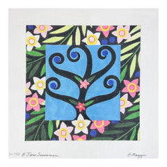 Maggie Co Jane Sassaman Spring Tree Needlepoint Canvas