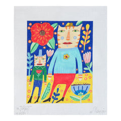 Maggie Co Jo Scott Wild Thing Needlepoint Canvas
