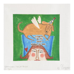Maggie Co Kathleen Taylor Can't Go to Sleep Needlepoint Canvas