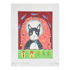 Maggie Co Kathleen Taylor Studio Cat Hat Needlepoint Canvas