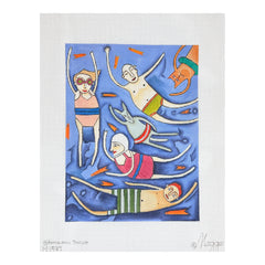 Maggie Co Kathleen Taylor Studio Family Vacation Needlepoint Canvas