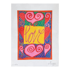 Maggie Co Love Needlepoint Canvas