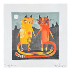 Maggie Co Terry Runyan Evening Stroll Needlepoint Canvas