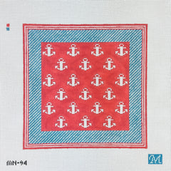 Maura Nolan Designs Anchors Away Needlepoint Canvas