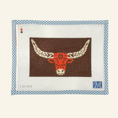 Maura Nolan Designs Longhorn Needlepoint Canvas