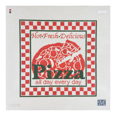 Maura Nolan Designs Pizza Pizza Needlepoint Canvas