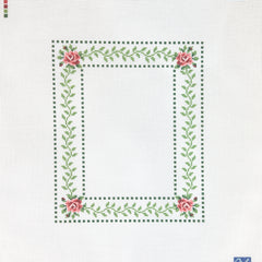 Maura Nolan Designs Rose Frame Needlepoint Canvas